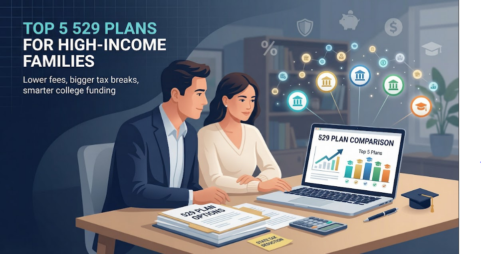 5 best 529 plans for high-income earners